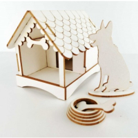 Chipboard - 3D Hondenhok (3D Hondenhok)